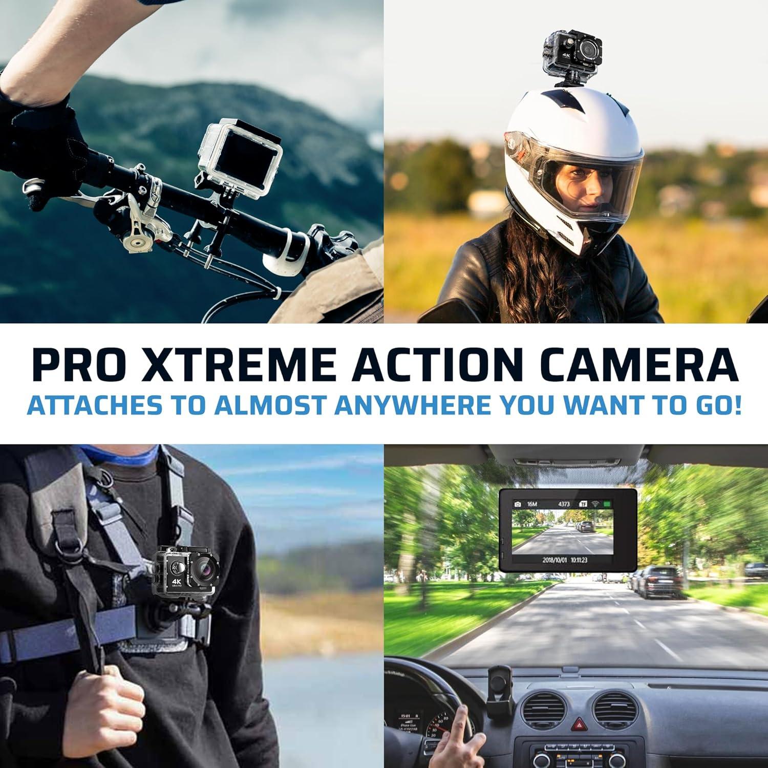 Cámara de Acción FREEZE2TRIM Xtreme Pro 4K Impermeable