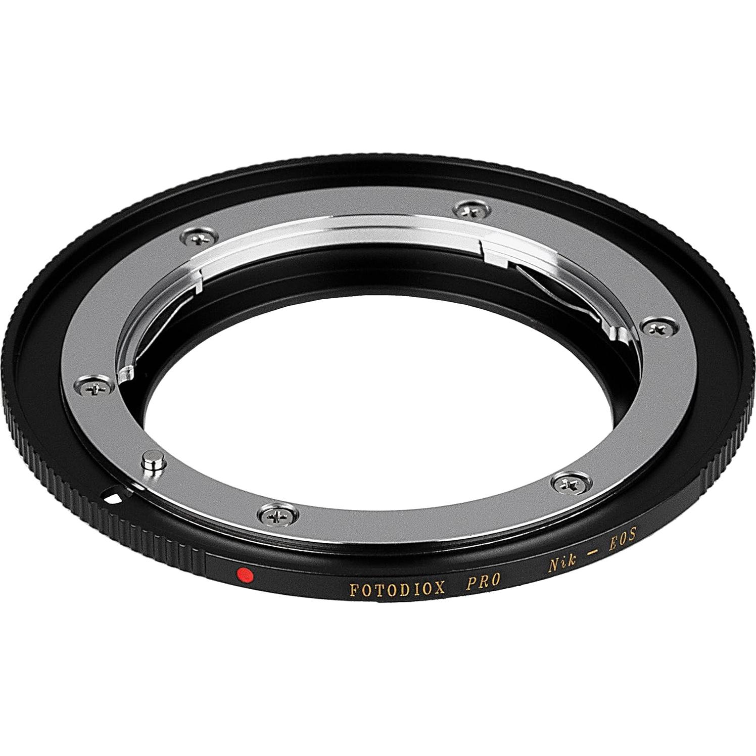 Adaptador de lente Fotodiox PRO Nikon F a Canon EOS EF