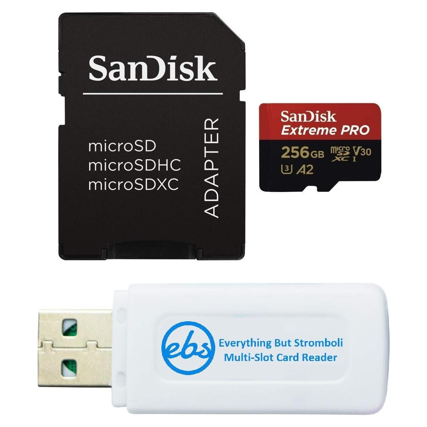Tarjeta de Memoria Micro SD SanDisk Extreme Pro 256GB UHS-1 U3