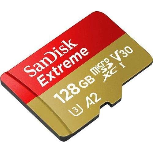 Paquete 2 Tarjetas MicroSD SanDisk Extreme 128GB UHS-1 A2