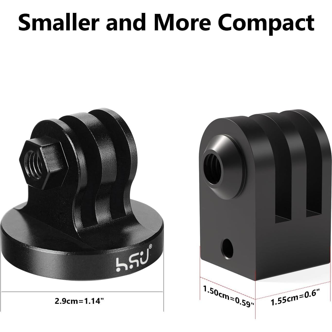 Adaptador de trípode dual de aluminio AKASO para GoPro Hero 13-6