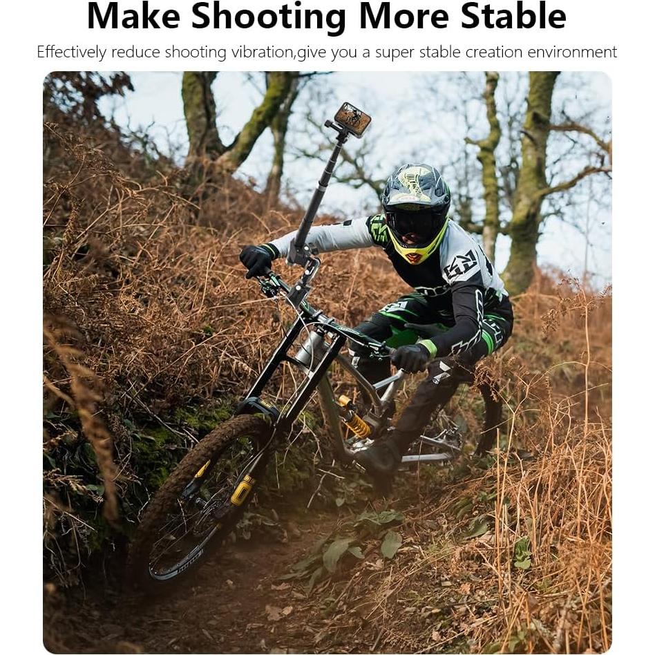 Soporte Doble Abrazadera NEOSOU para Bicicleta y Motocicleta