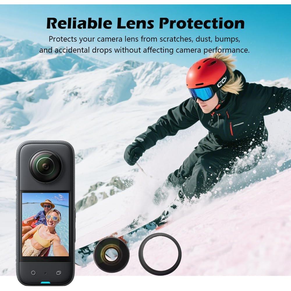 Cristal de Lente de Reemplazo Jakoly para Insta360 X3