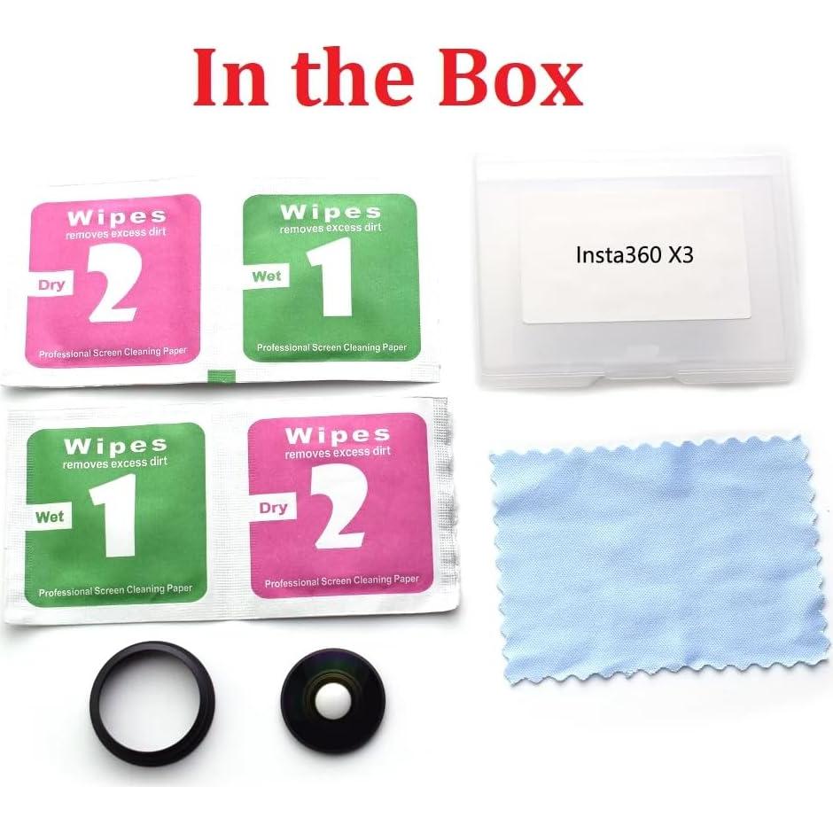 Cristal de Lente de Reemplazo Jakoly para Insta360 X3