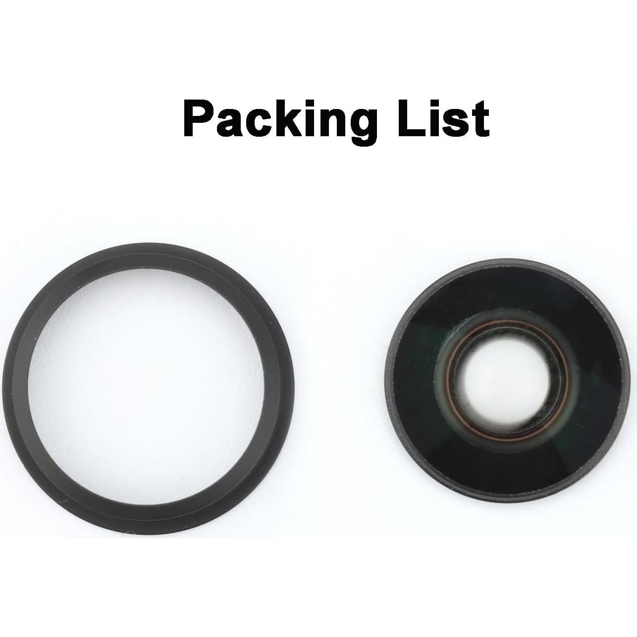Camera Lens Replacement Compatible with Insta360 X4 360 Degree Action Camera Lens Repair Parts Accessories (for X4, Witout Coil Texture)