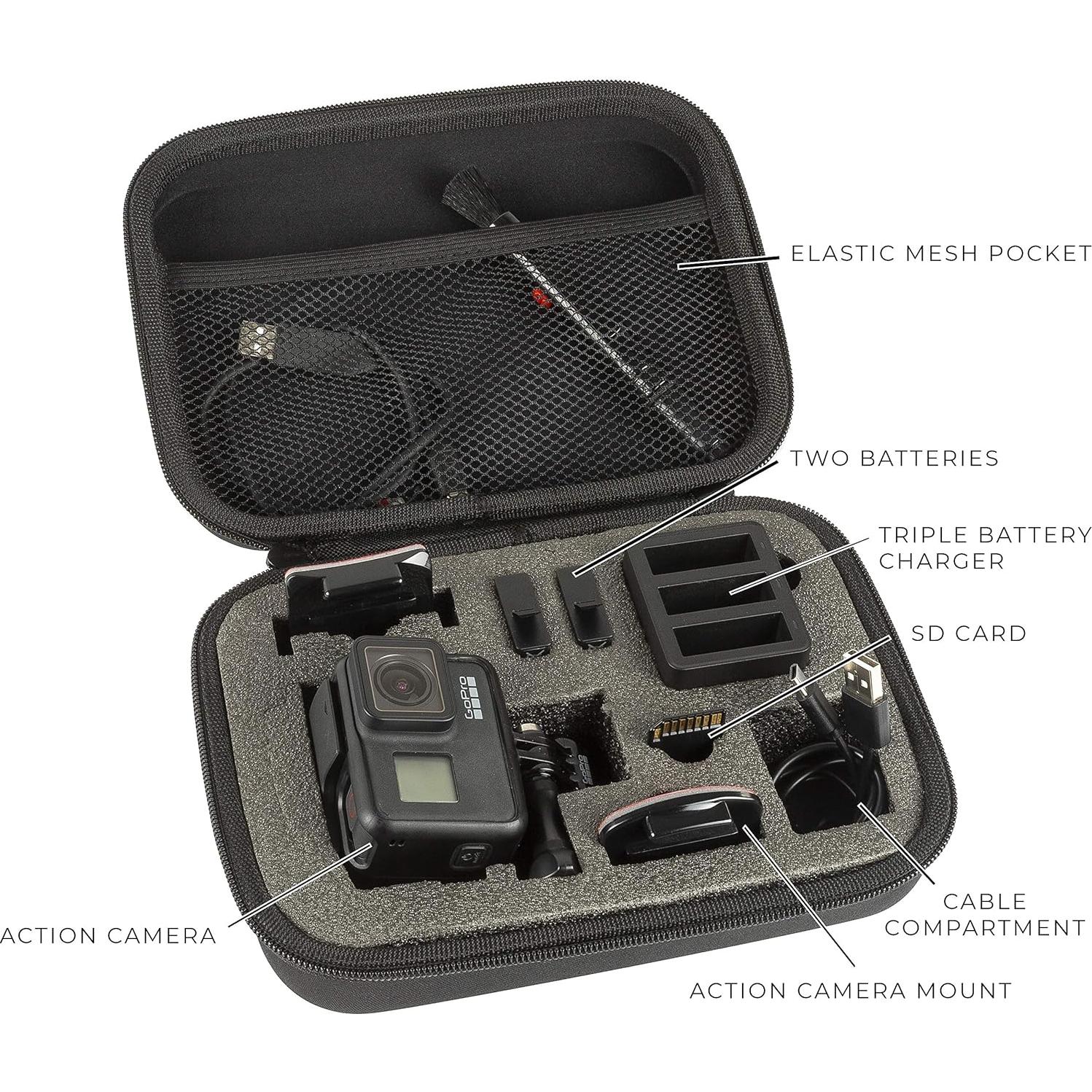 Estuche Profesional Ultimaxx para GoPro y Osmo Action - Protección y Viaje