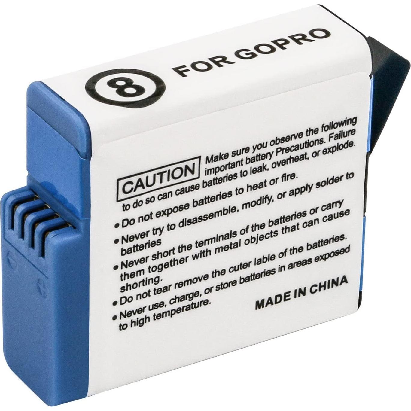 Kastar Cargador Triple USB LCD + 3 Baterías para GoPro