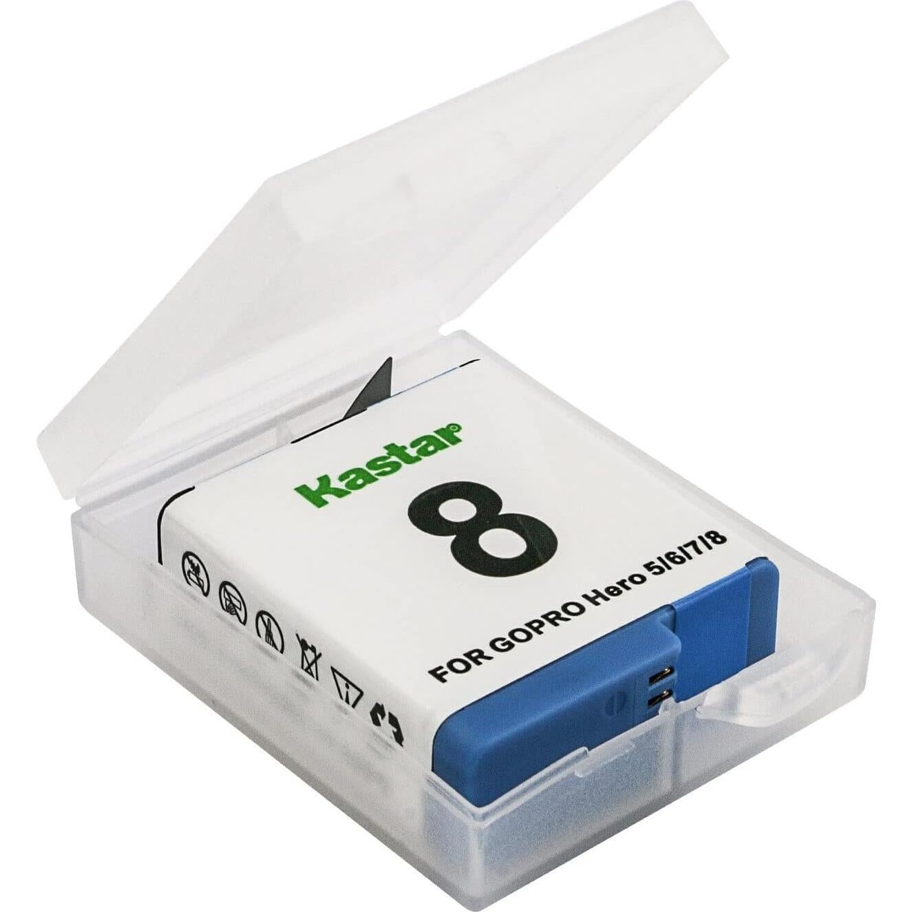 Kastar Cargador Triple USB LCD + 3 Baterías para GoPro