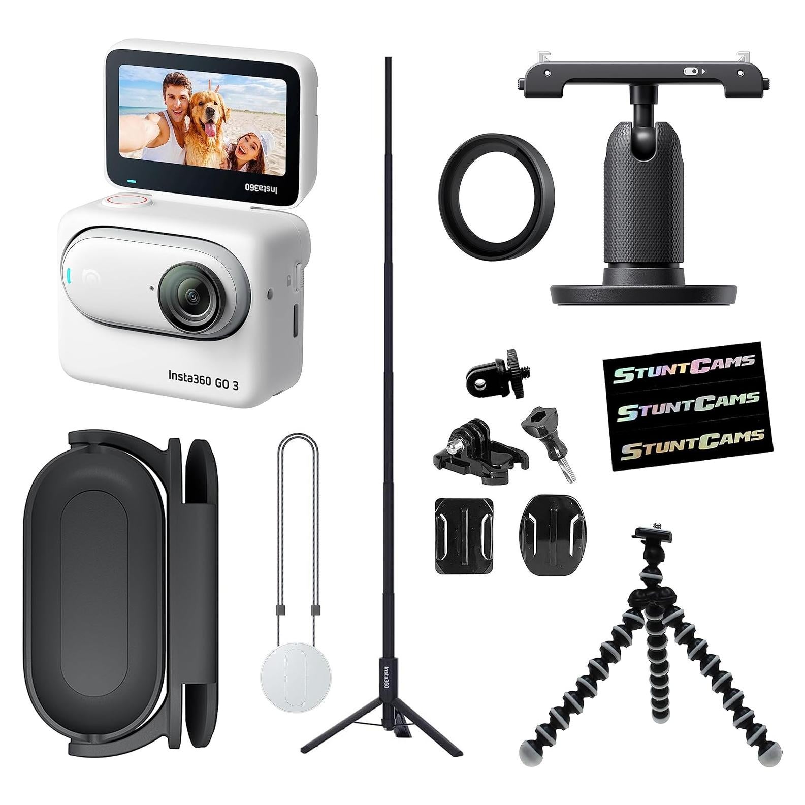 Cámara de acción Insta360 GO 3 128GB portátil y ligera