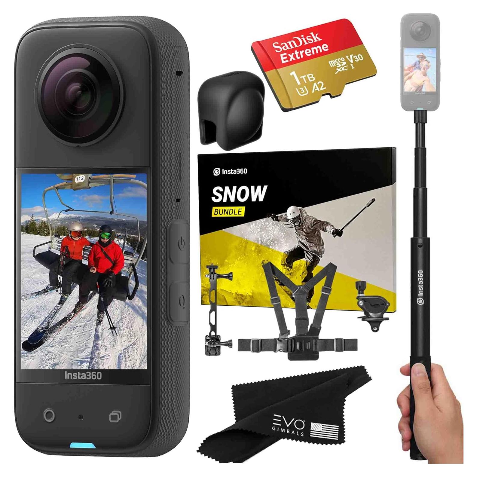 Cámara de Acción 360 Insta360 X3 5.7K HDR con Accesorios