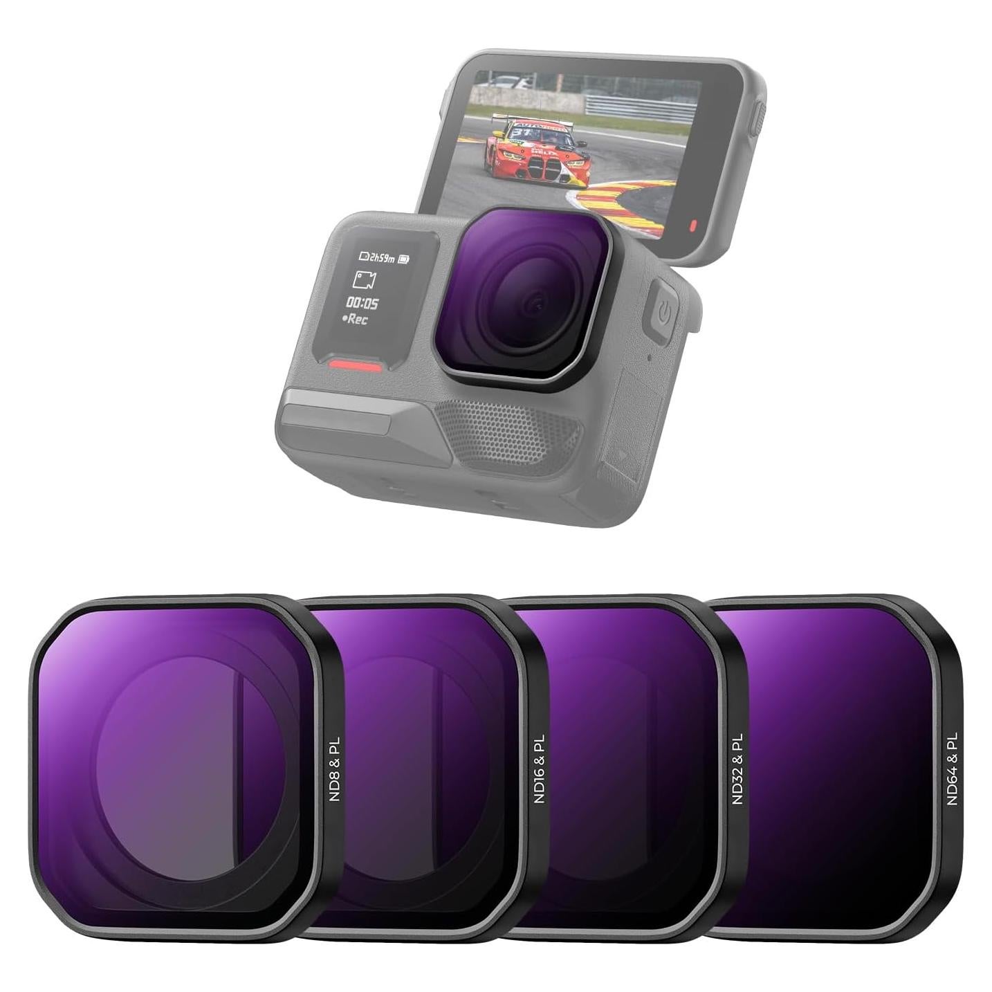 Juego de Filtros ND/PL K&F Concept para Insta360 Ace Pro 2