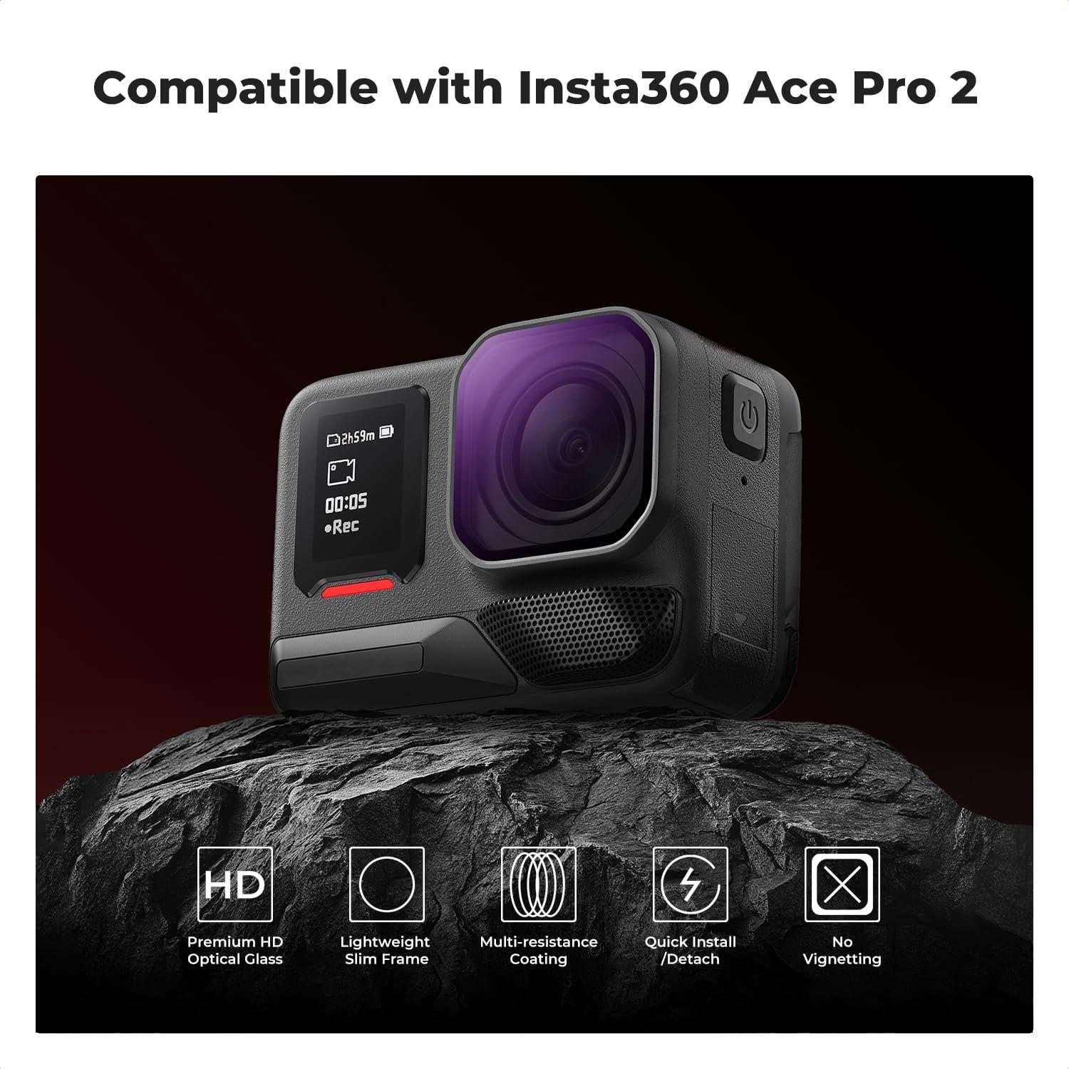 Juego de Filtros ND/PL K&F Concept para Insta360 Ace Pro 2