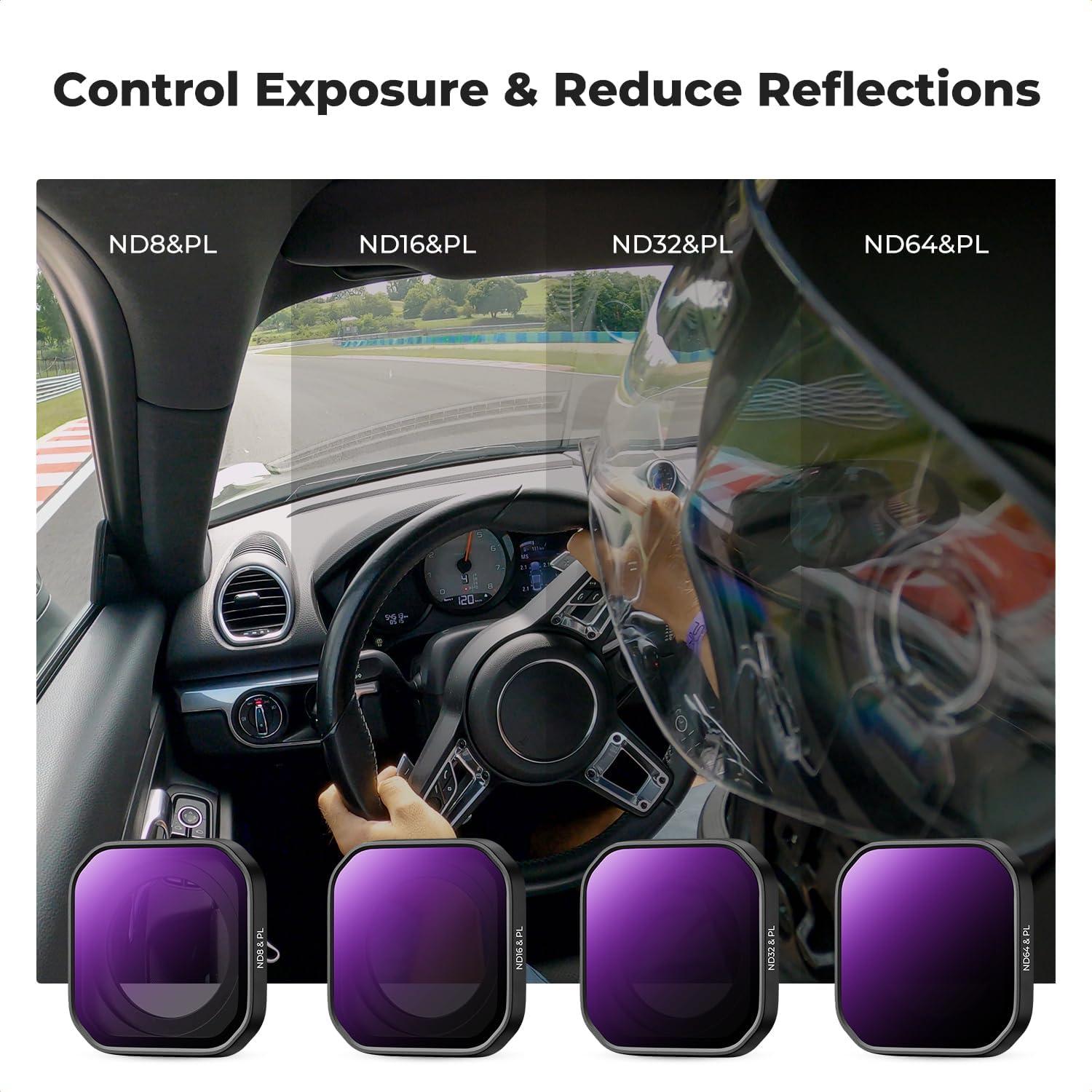 Juego de Filtros ND/PL K&F Concept para Insta360 Ace Pro 2