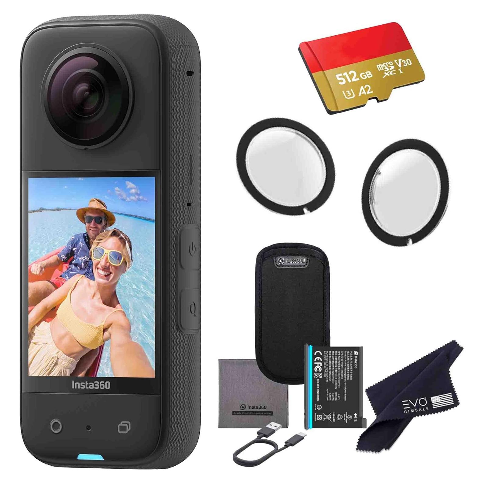 Cámara de Acción 360 Insta360 X3 5.7K 72MP a Prueba de Agua