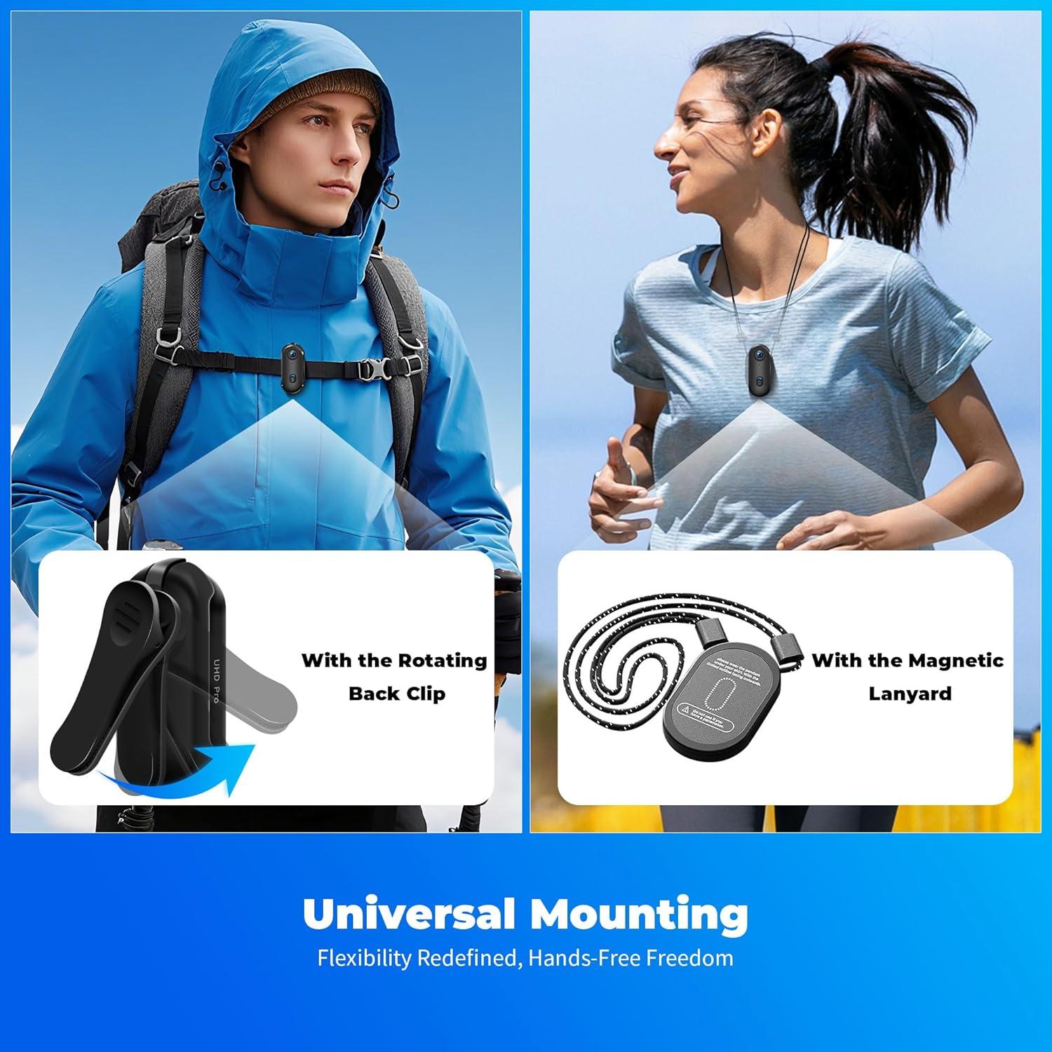 Cámara de Acción Deportiva 4K Genérico WPP-02 Negra 159g