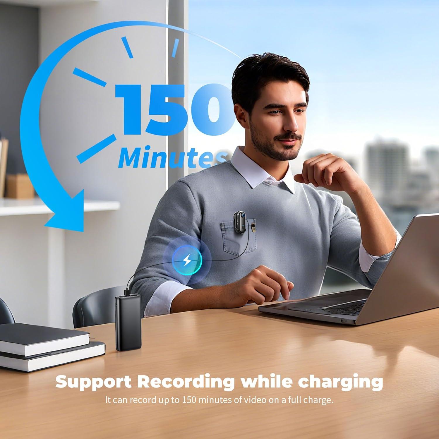 Cámara de Acción Deportiva 4K Genérico WPP-02 Negra 159g