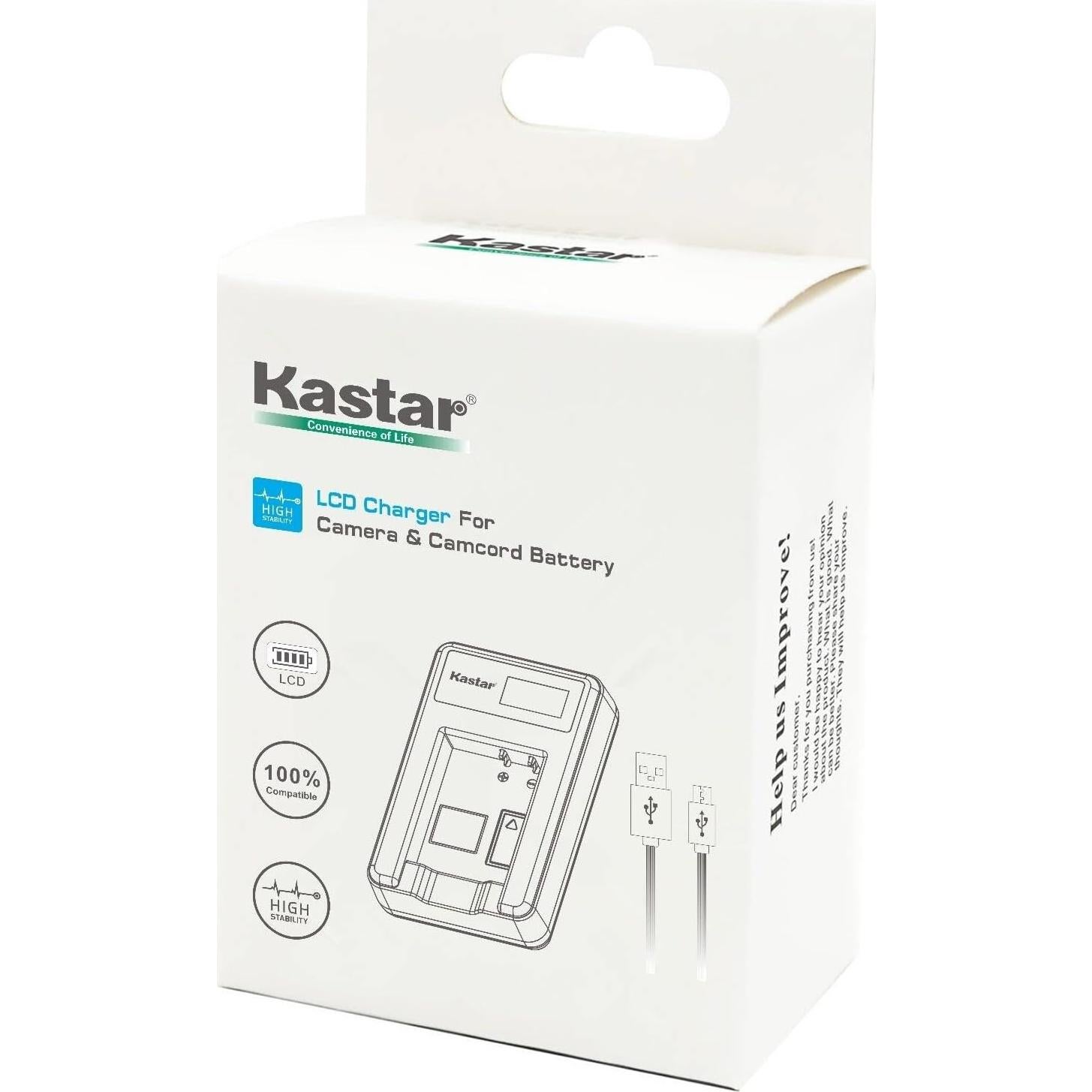 Kastar Cargador Triple USB + 2 Baterías Litio SJ4000