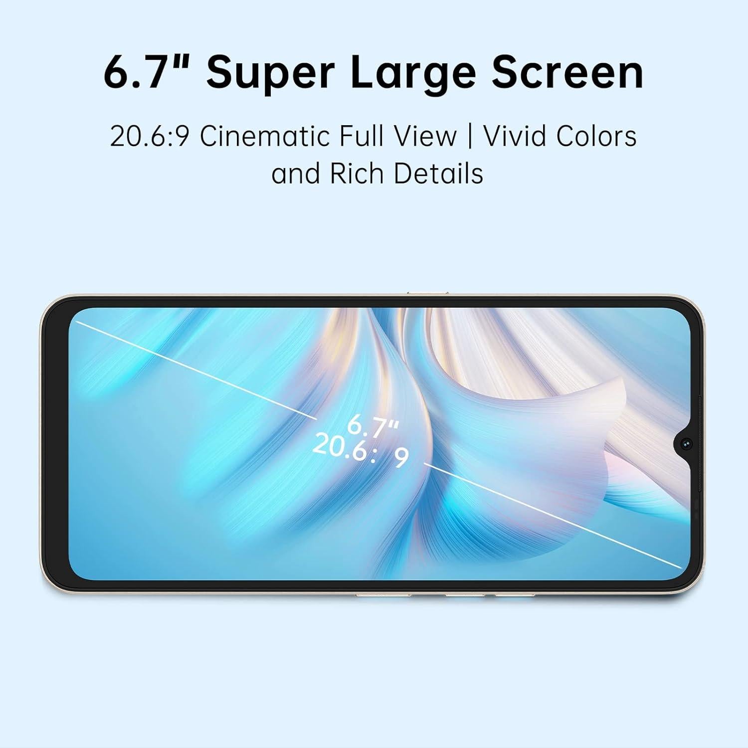 Smartphone UMIDIGI A13S 4GB RAM 64GB Negro Pantalla 6.7"