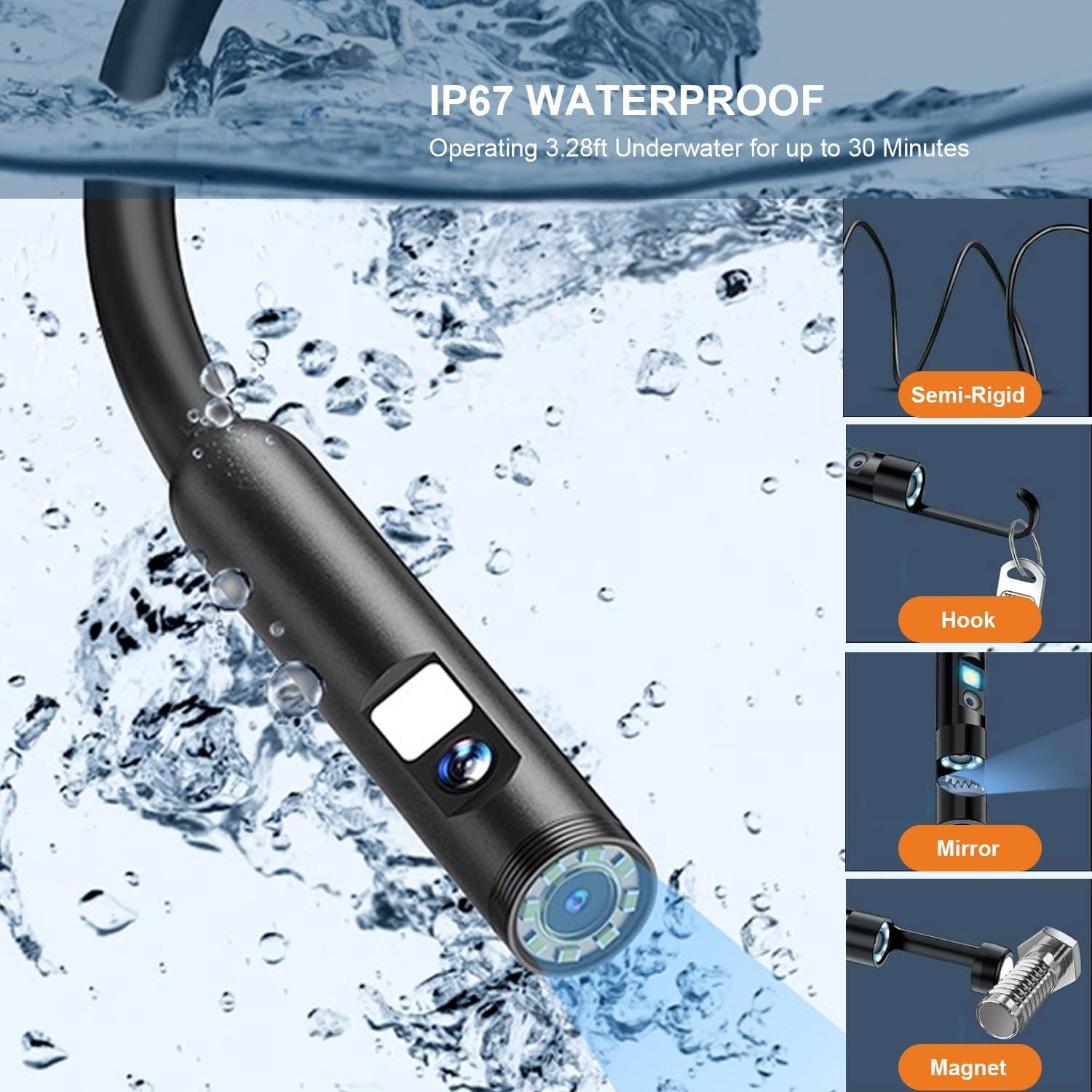 Cámara de Inspección BORESCOPE Doble Lente HD 3MP 5m