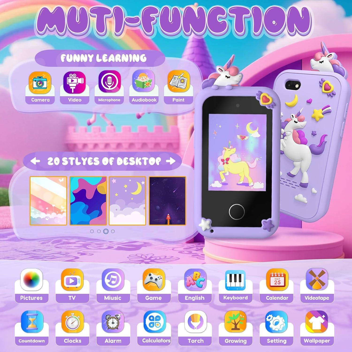 Teléfono Inteligente Juguete SnowCinda 2.8" Pantalla Táctil