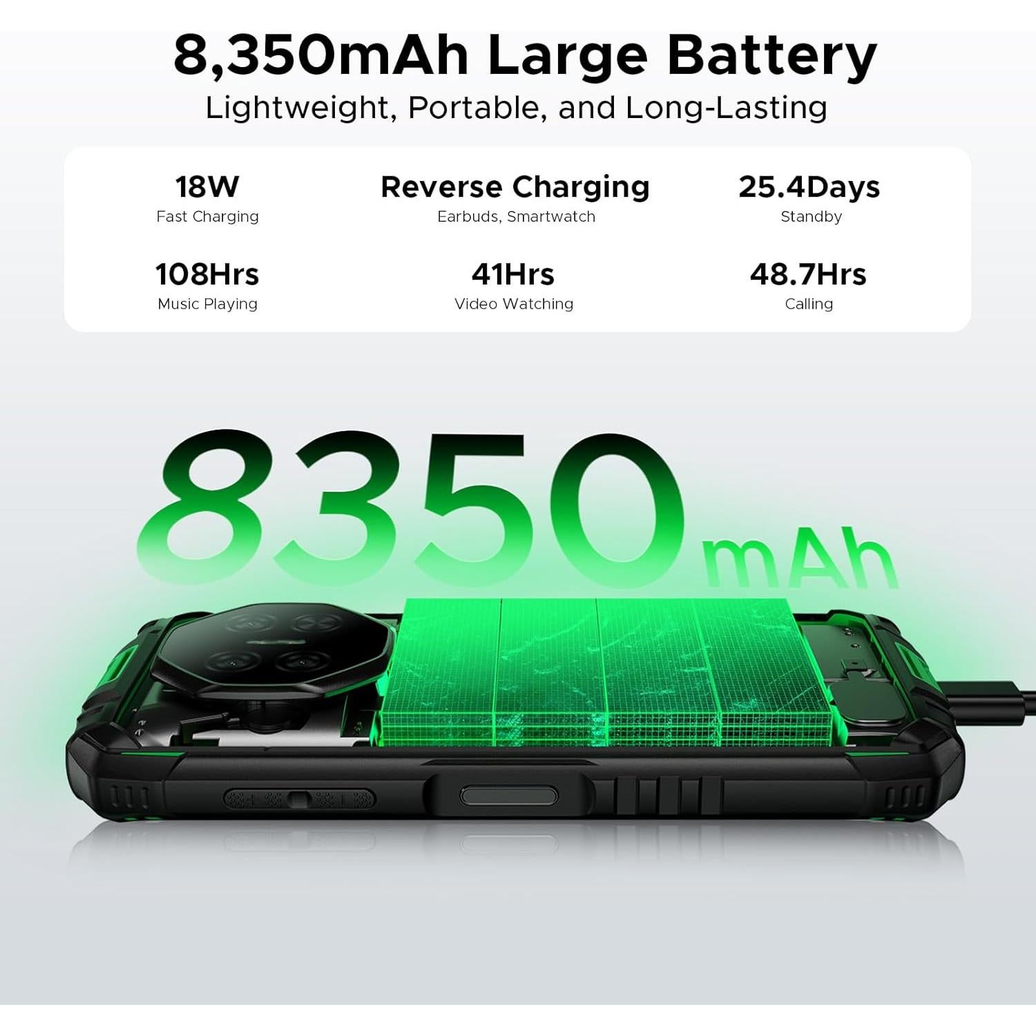 DOOGEE Fire 3 Pro Teléfono Resistente 16GB/128GB IP68