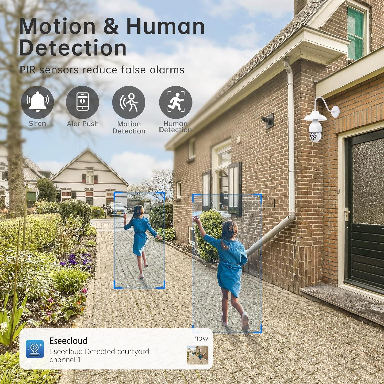Cámara de Seguridad WiFi Inalámbrica NoahTec 5MP Doble Banda