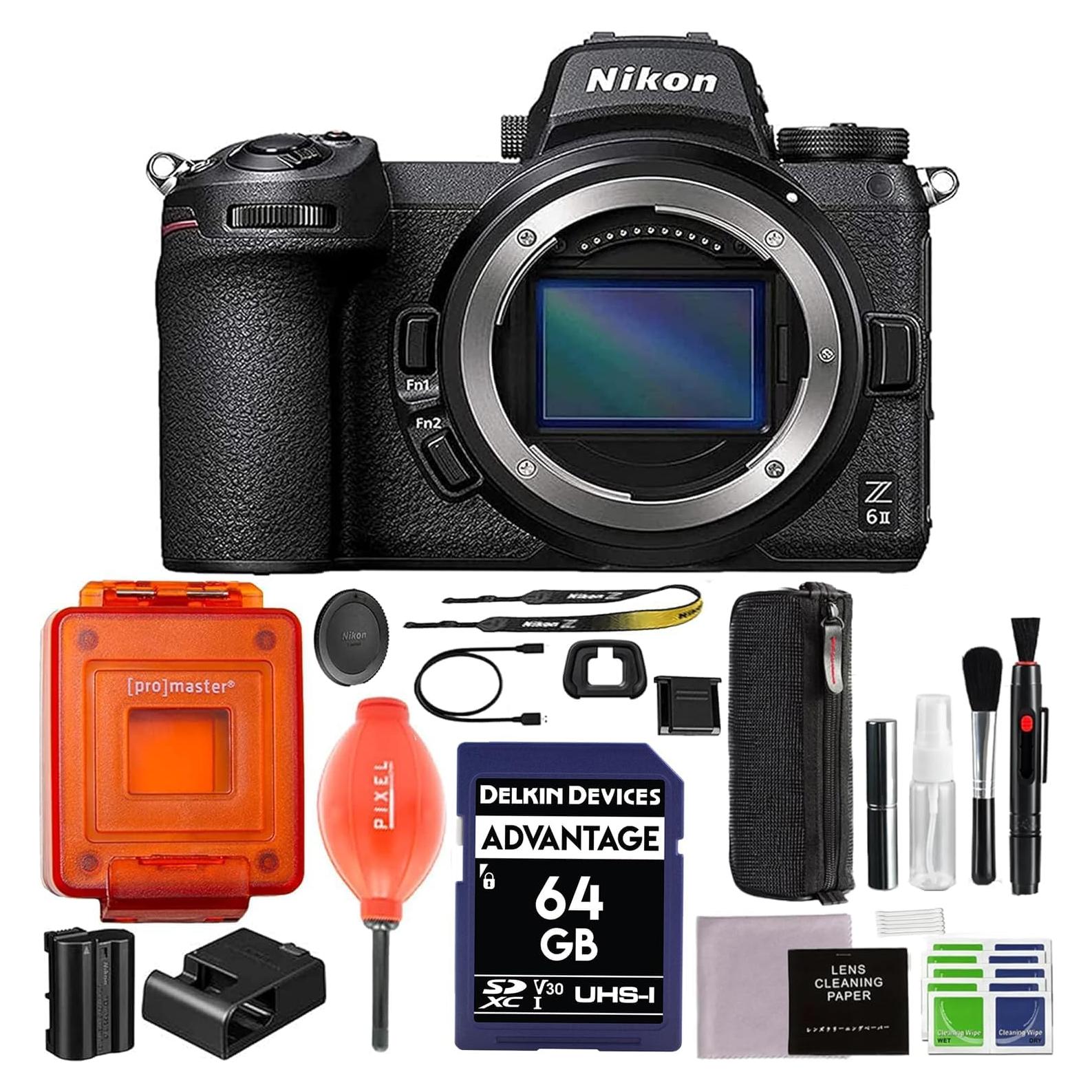 Cámara sin Espejo Nikon Z 6II 24.5MP con Accesorios y Bolsa