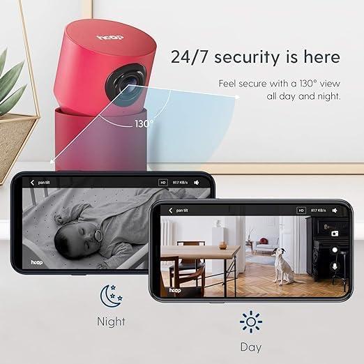 Cámara de Seguridad Inalámbrica HD Hoop Pro con Visión Nocturna