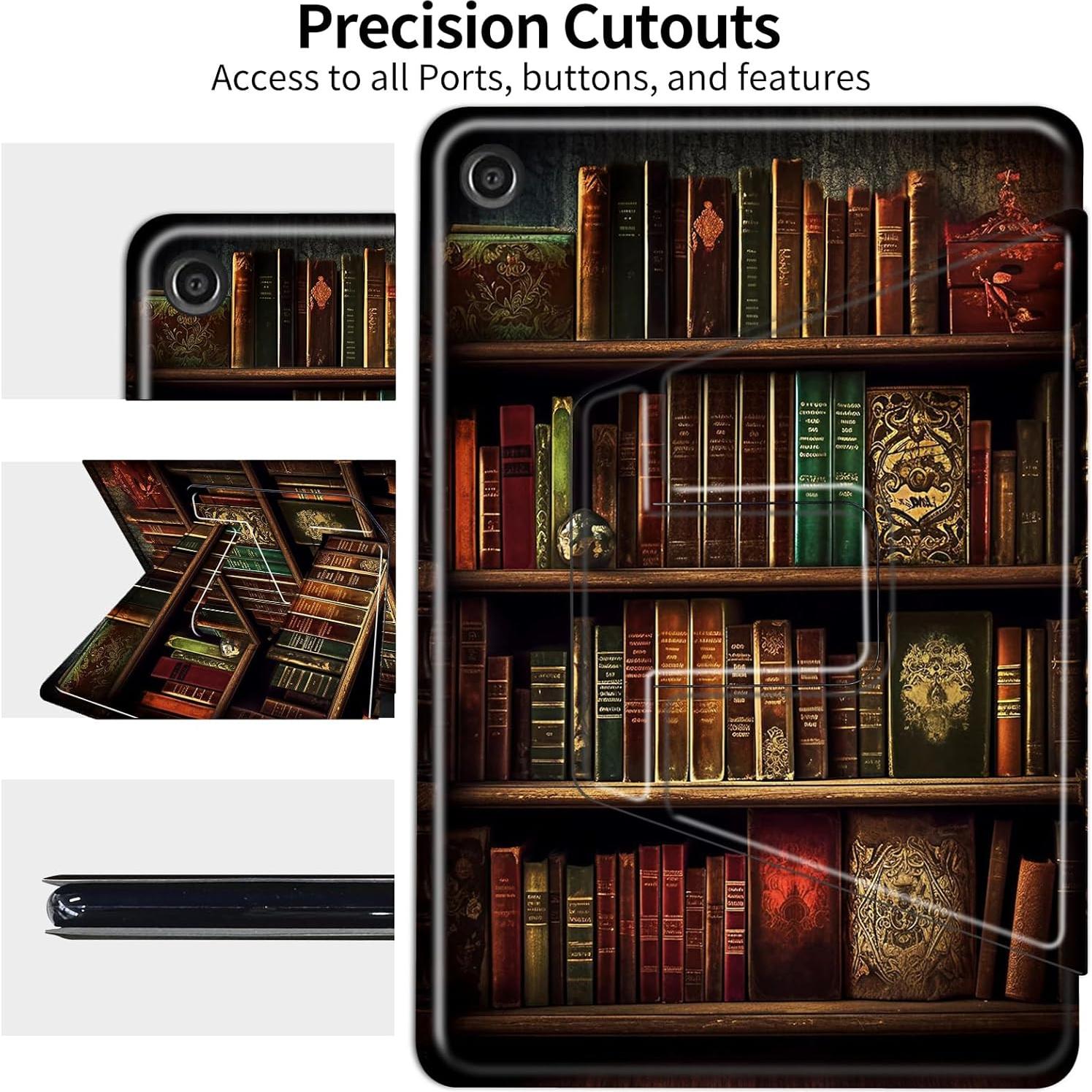 Funda para Tableta Kindle Fire HD 10 2023 - Cuero PU Vintage