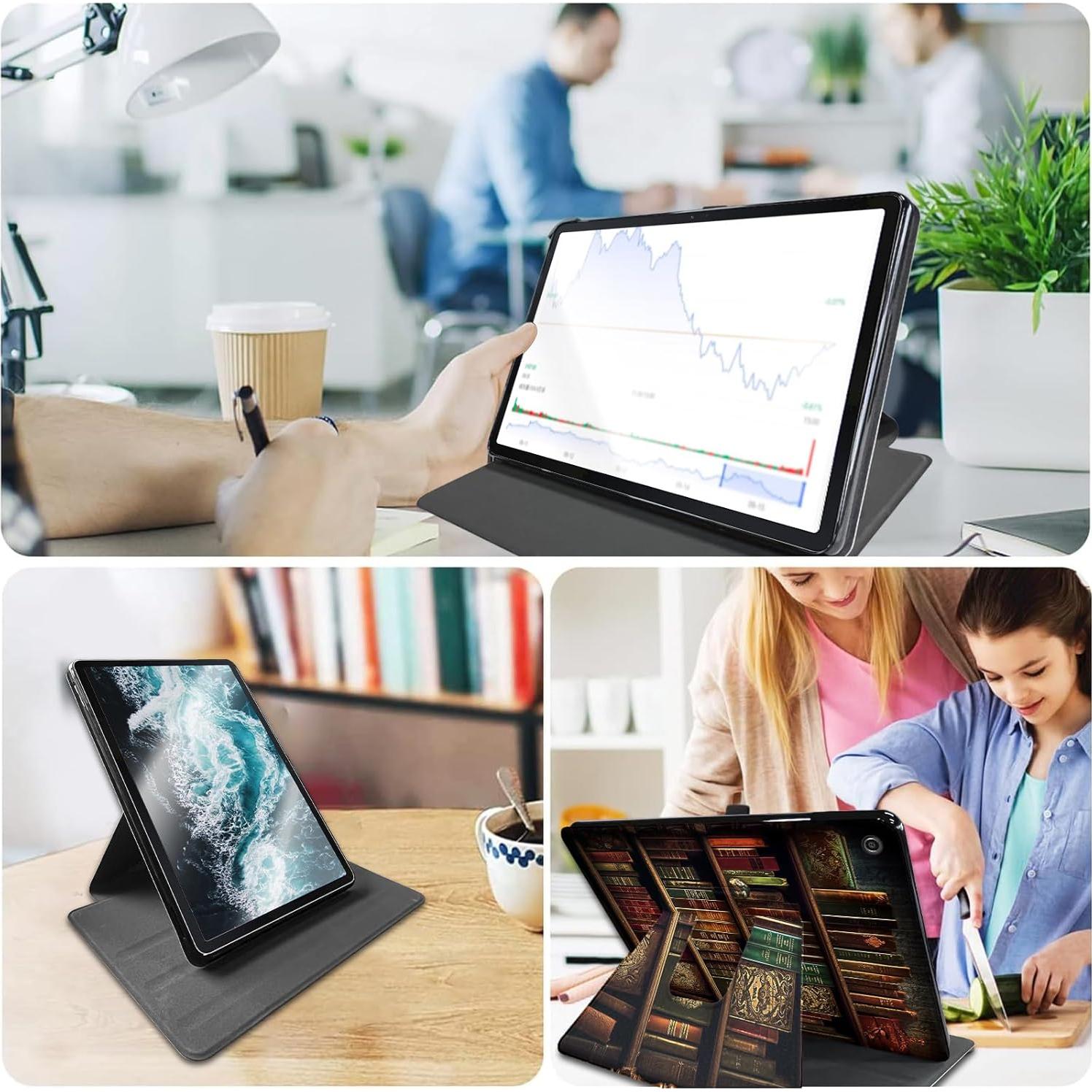 Funda para Tableta Kindle Fire HD 10 2023 - Cuero PU Vintage