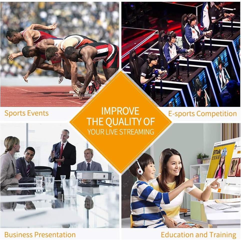 Mezclador de Video Feelworld LIVEPRO L1 4 Entradas HDMI USB 3.0