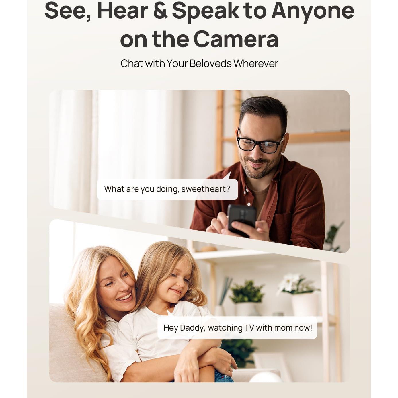 Cámara de Seguridad Anona Pano 4K UHD con Wi-Fi 6 y Pan-Tilt 360°