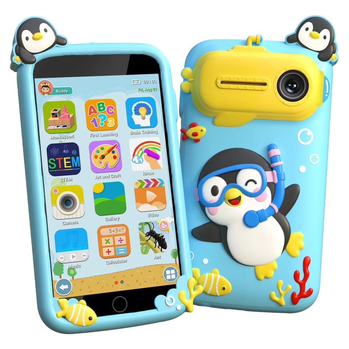 Teléfono Inteligente para Niños Rseaay D2, 220 Juegos, 5MP