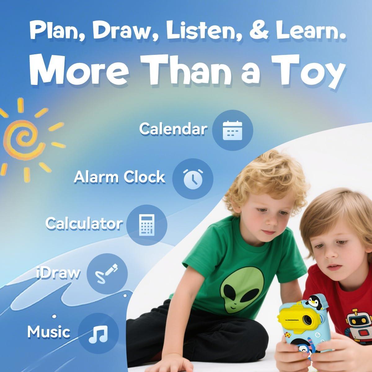 Teléfono Inteligente para Niños Rseaay D2, 220 Juegos, 5MP