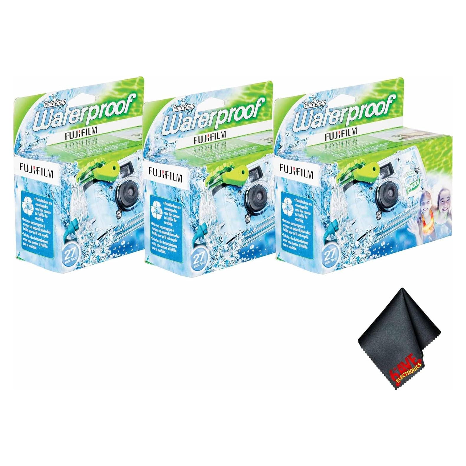 Cámara desechable impermeable FUJIFILM QuickSnap 800 - 3x27 exposiciones