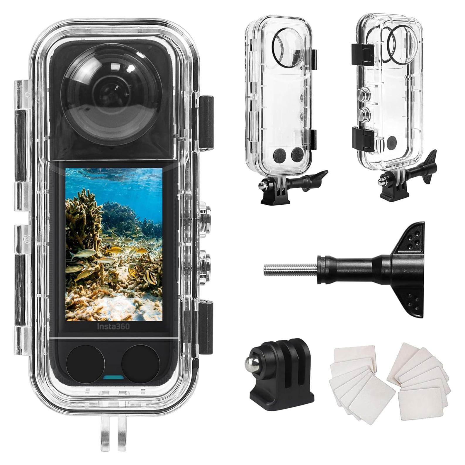 Funda Impermeable FitStill para Insta 360 X4 hasta 40M