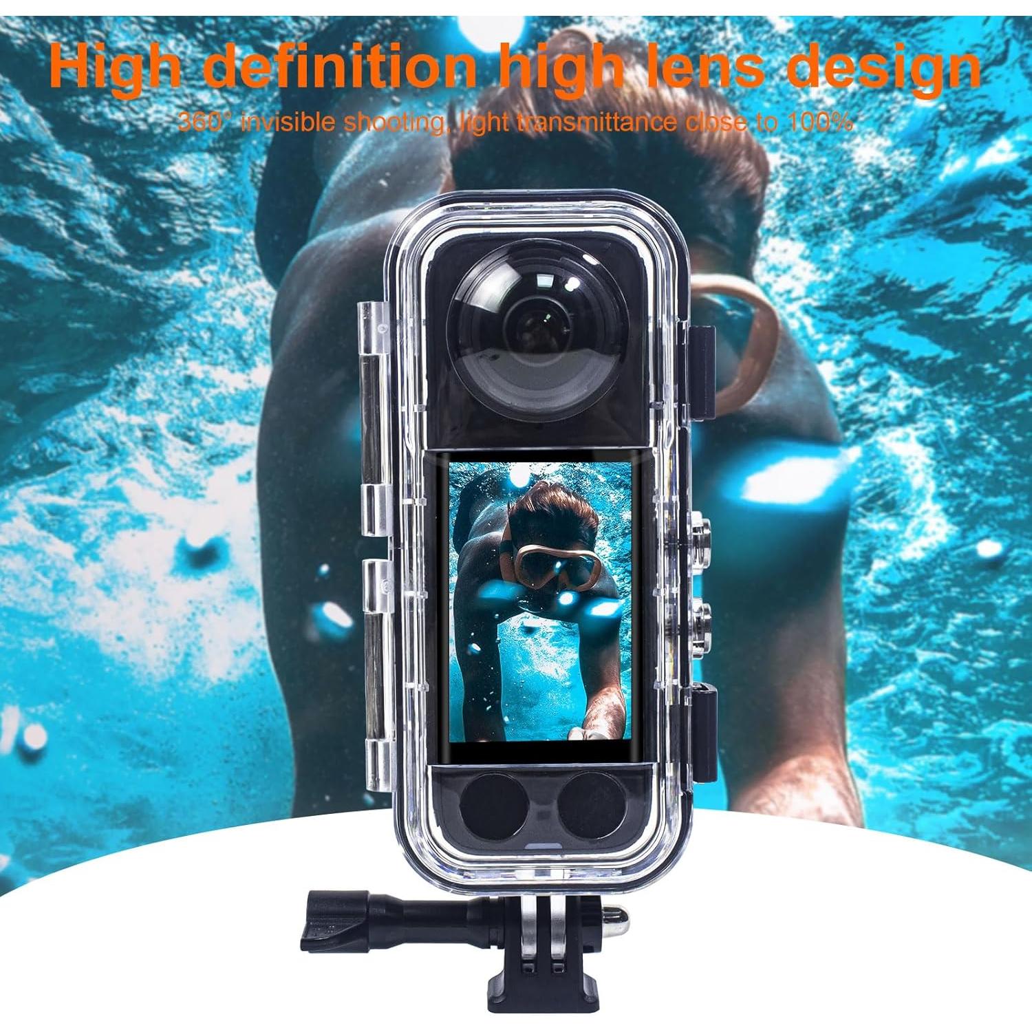 Funda Impermeable FitStill para Insta 360 X4 hasta 40M