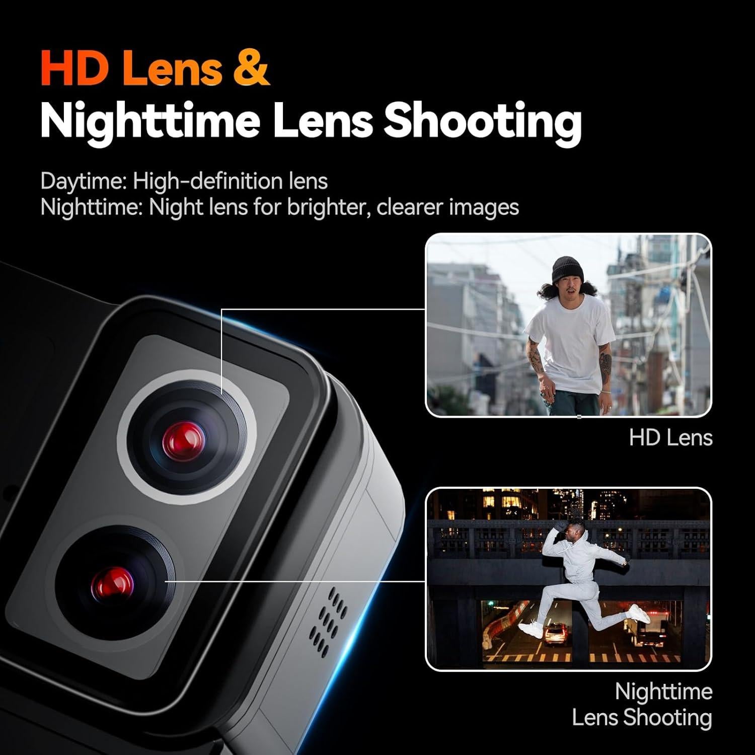 Cámara de Acción SVBONY SVGo 4K 30fps Doble Lente Impermeable