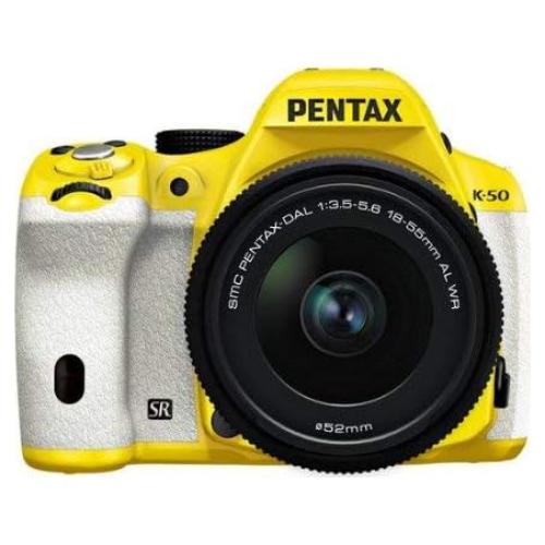 Cámara DSLR Pentax K-50 16MP con Lente 18-55mm WR