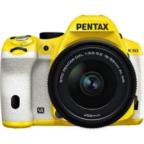 Cámara DSLR Pentax K-50 16MP con Lente 18-55mm WR
