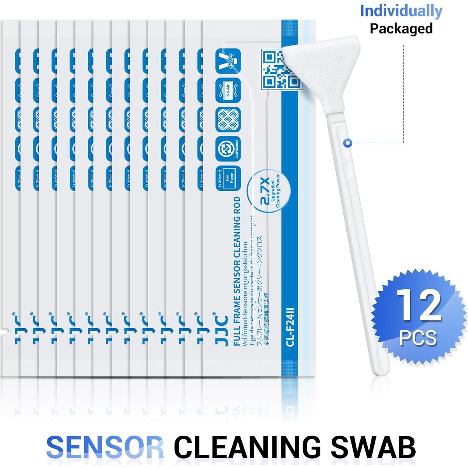 Kit de Limpieza de Sensor 24pcs Microfibra 36mm para Cámara