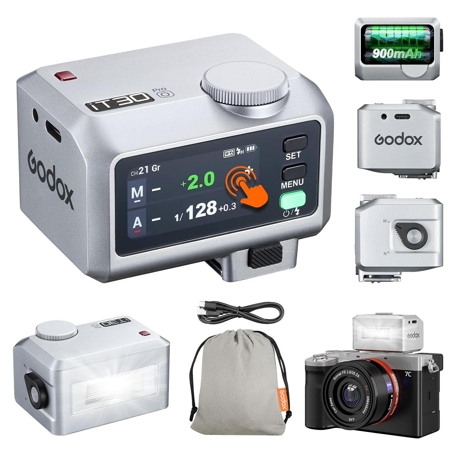 Flash Godox iT30 Pro O TTL para cámaras Olympus y Panasonic