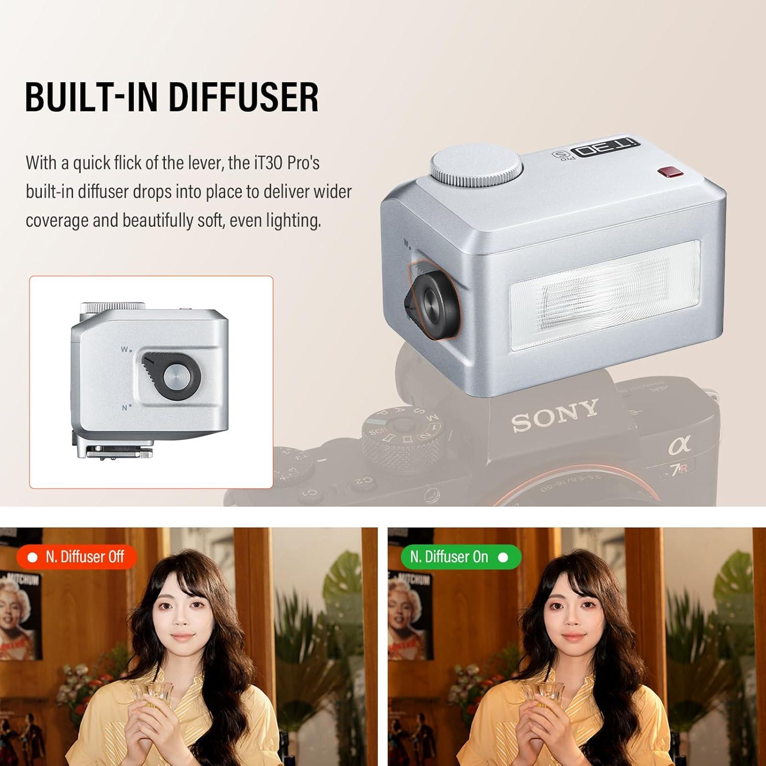 Flash Godox iT30 Pro O TTL para cámaras Olympus y Panasonic