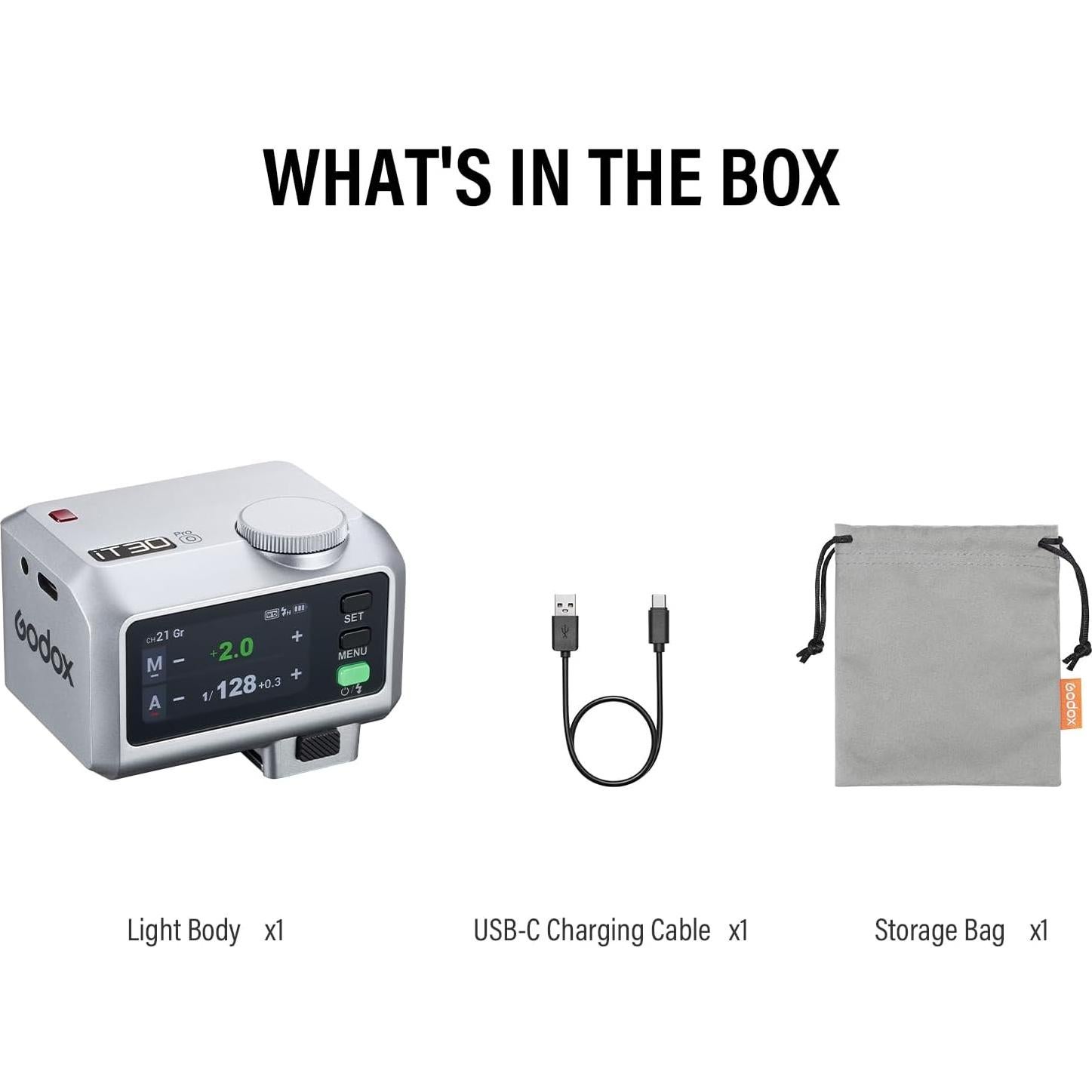 Flash Godox iT30 Pro O TTL para cámaras Olympus y Panasonic