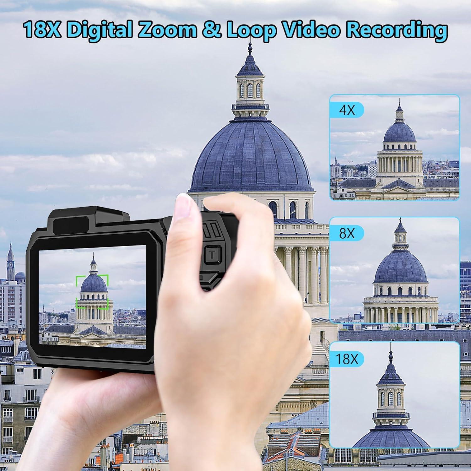 Cámara Submarina Digital SPUNALP 8K 70MP Impermeable 10M