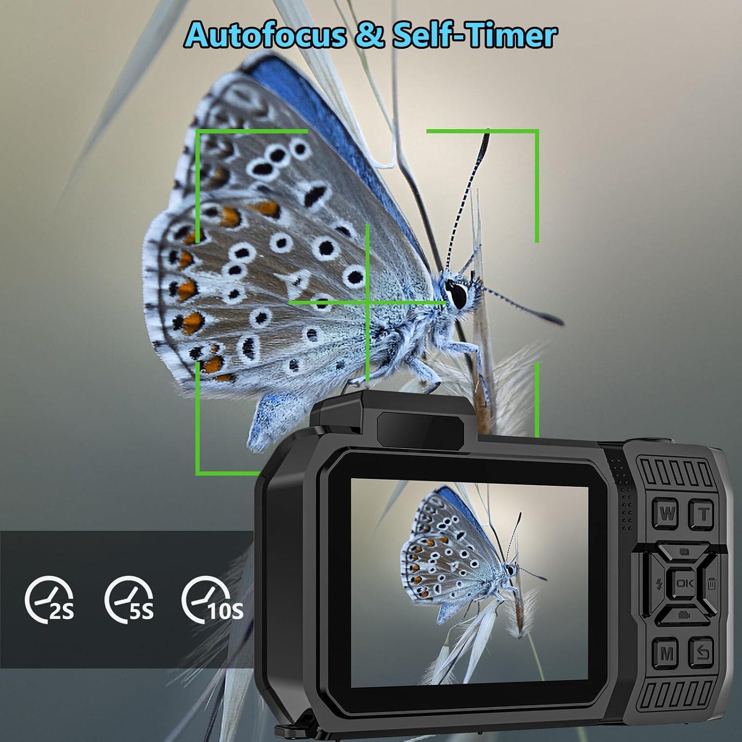 Cámara Submarina Digital SPUNALP 8K 70MP Impermeable 10M