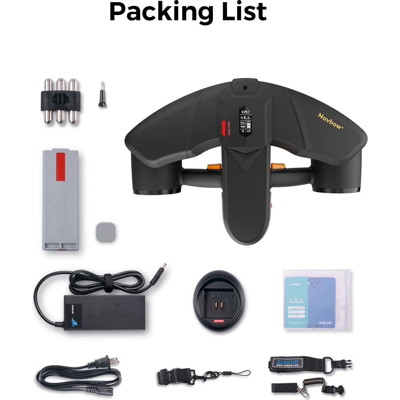 Scooter Submarino Profesional SUBLUE Navbow+ 3 Velocidades 7.2 km/h