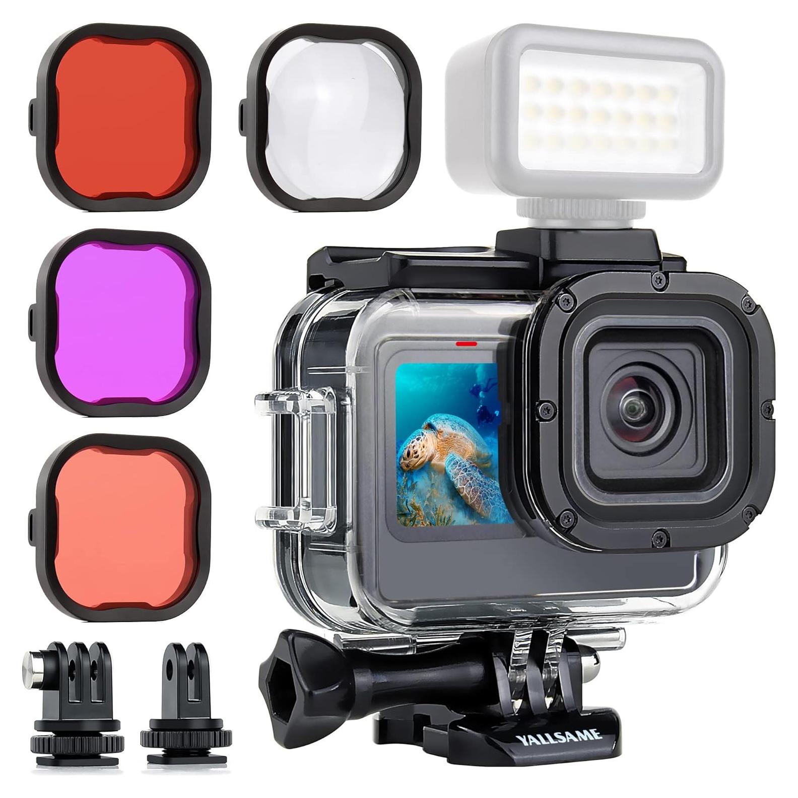 Funda Impermeable YALLSAME para GoPro Hero 9 10 11 12 13 60m