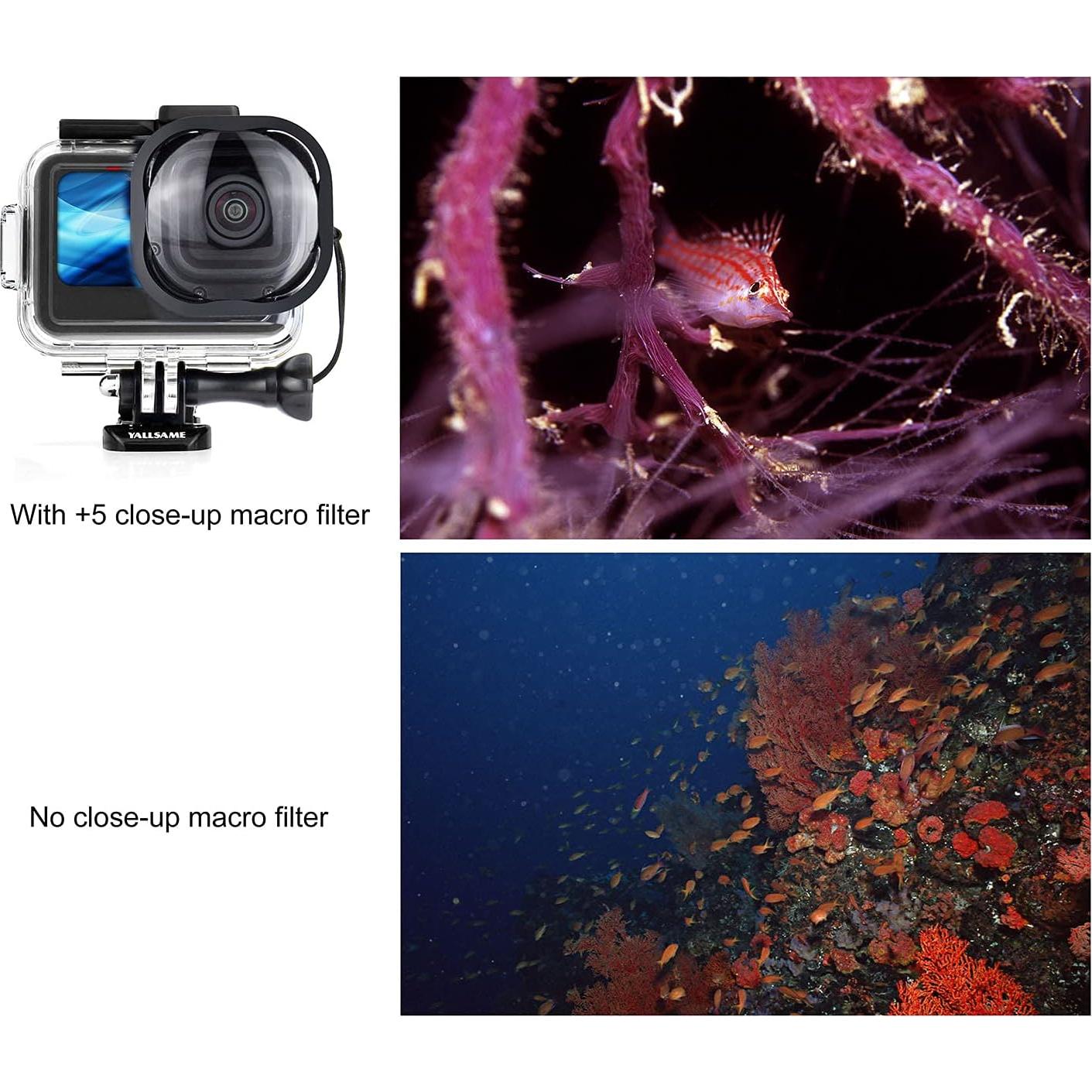 Funda Impermeable YALLSAME para GoPro Hero 9 10 11 12 13 60m