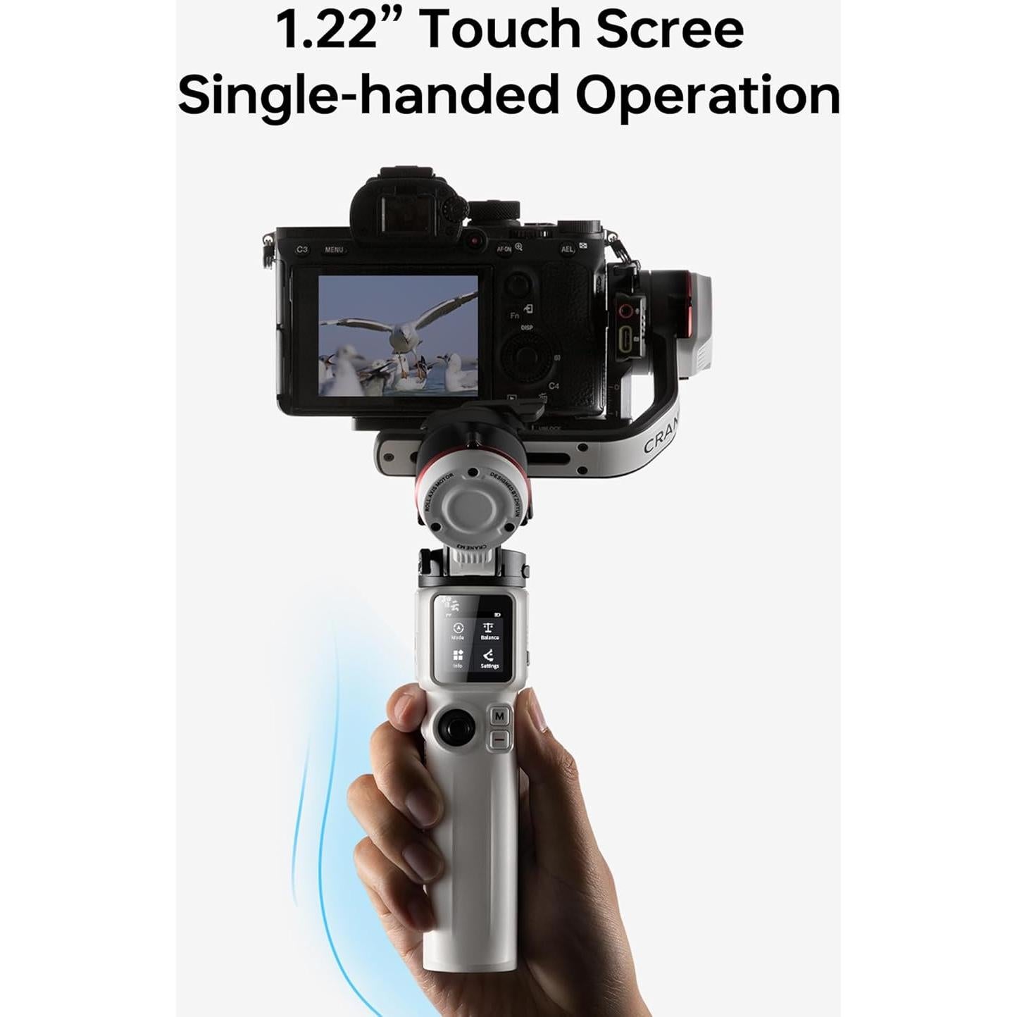 Estabilizador de Cámara Zhiyun Crane M3 Combo 3 Ejes Portátil